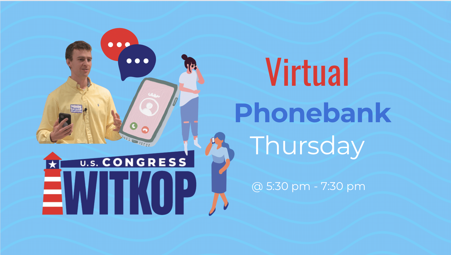 Virtual Phonebank 🌊 With Team Witkop